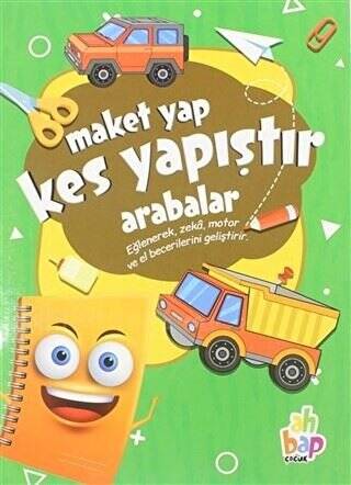 Maket Yap Kes Yapıştır - Eğlen Öğren - Arabalar - 1