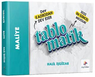 Maliye Tablomatik Konu Anlatımı - 1