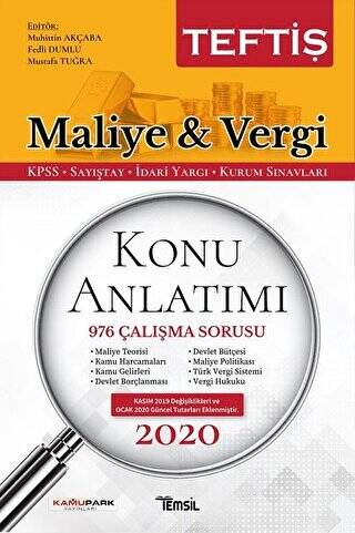 Maliye ve Vergi Hukuku Konu Anlatımı - 1