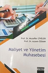 Maliyet ve Yönetim Muhasebesi - 1