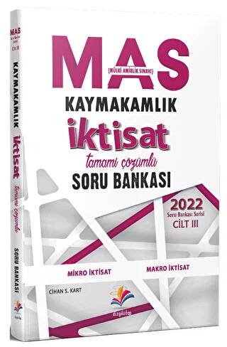 MAS İktisat Tamamı Çözümlü Soru Bankası - 1