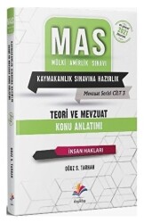 MAS Mülki Amirlik Sınavı Teori Ve Mevzuat İnsan Hakları Konu Anlatımı - 1