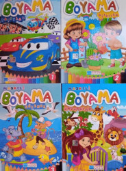 Maskeli Boyama Kitabı 4 lü Set - 1