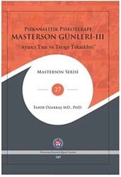 Masterson Günleri 3 - Psikanalitik Psikoterapi - 1