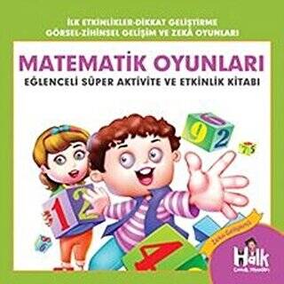 Matematik Oyunları - Eğlenceli Süper Aktivite ve Etkinlik Kitabı - 1