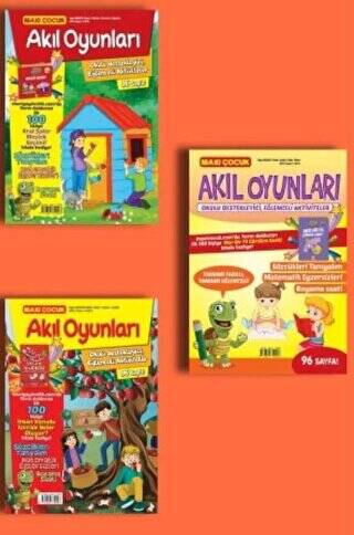 Maxi Çocuk Akıl Oyunları 3`lü Set - 1