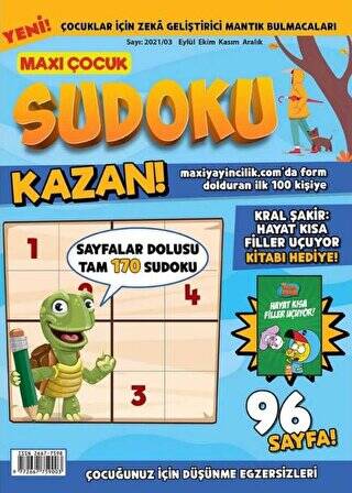 Maxi Çocuk Sudoku 6 - 1