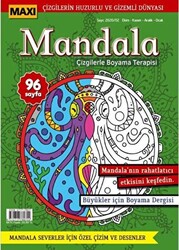 Maxi Mandala Çizgilerle Boyama Terapisi 2 - 1