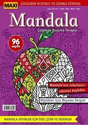 Maxi Mandala Çizgilerle Boyama Terapisi 3 - 1