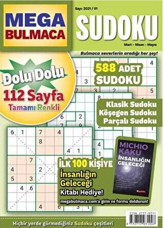 Maxi Mega Sudoku Bulmaca 3 - 1