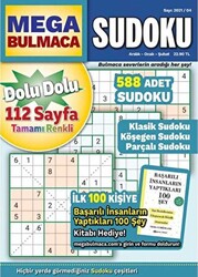 Maxi Mega Sudoku Bulmaca 6 - 1