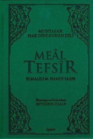 Meal Tefsir - Muhtasar Hak Dini Kur’an Dili Yeşil Renk - 1