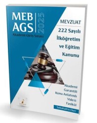 MEB - AGS Mevzuat Bilgisi 222 Sayılı İlköğretim ve Eğitim Kanunu Konu Anlatımlı Video Fasikül - 1