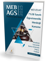 MEB - AGS Mevzuat Bilgisi 7528 Sayılı Öğretmenlik Mesleği Kanunu Konu Anlatımlı Video Fasikül - 1