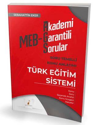 MEB – AGS Türk Eğitim Sistemi Soru Temelli Konu Anlatımı - 1