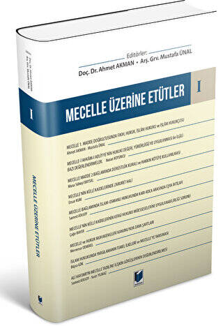 Mecelle Üzerine Etütler I - 1