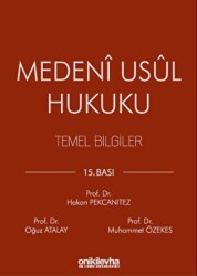 Medeni Usul Hukuku Temel Bilgiler - 1