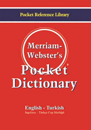 Merriam Webster’s Pocket Dictionary English - Turkish - Cep Sözlüğü - 1