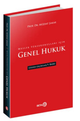 Meslek Yüksekokulları için Genel Hukuk - 1