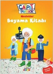 Meslekler Boyama Kitabı - Çatpat Profesör - 1