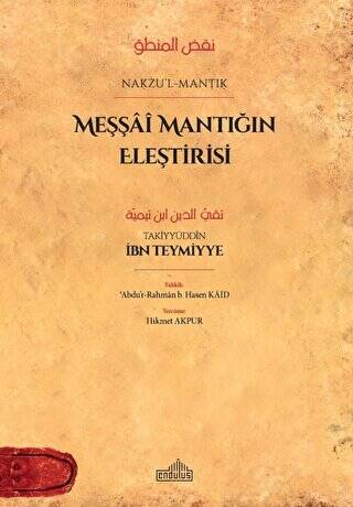 Meşşai Mantığın Eleştirisi - 1