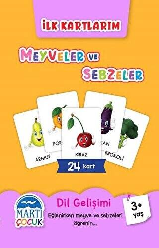 Meyveler ve Sebzeler - İlk Kartlarım - 1