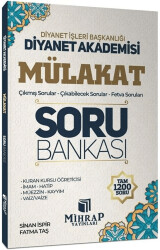 Mihrap Diyanet Akademisi Mülakat Soru Bankası - 1