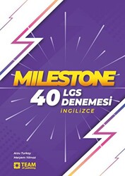 Milestone LGS İngilizce 40 Denemesi - 1