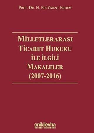 Milletlerarası Ticaret Hukuku ile İlgili Makaleler - 1