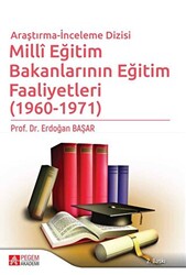 Milli Eğitim Bakanlarının Eğitim Faaliyetleri 1960 - 1971 - 1