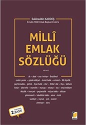 Milli Emlak Sözlüğü - 1