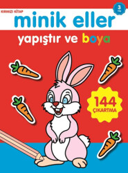 Minik Eller Yapıştır Ve Boya - Kırmızı Kitap - 1