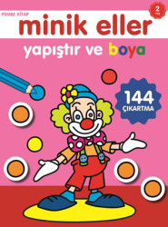 Minik Eller Yapıştır Ve Boya - Pembe Kitap - 1