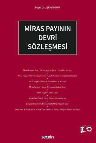 Miras Payının Devri Sözleşmesi - 1