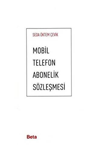 Mobil Telefon Abonelik Sözleşmesi - 1