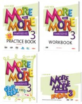 More and More English 3 Practice Book - Workbook + 5 Hikaye Kitabı + Craft Book - 1