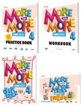 More and More English 4 Practice Book - Workbook + Craft Book - 1