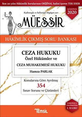 Müessir Ceza Hukuku Özel Hükümler ve Ceza Muhakemesi Hukuku - 1