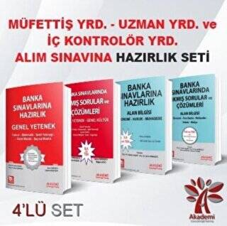 Müfettiş Yrd. - Uzman Yrd. ve İç Kontrolör Yrd. Alım Sınavına Hazırlık Seti 4 Kitap Takım - 1