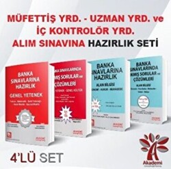 Müfettiş Yrd. - Uzman Yrd. ve İç Kontrolör Yrd. Alım Sınavına Hazırlık Soru Seti 4 Kitap Takım - 1