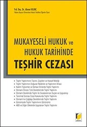 Mukayeseli Hukuk ve Hukuk Tarihinde Teşhir Cezası - 1