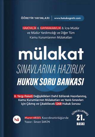 Mülakat Sınavlarına Hazırlık Hukuk Soru Bankası - 1