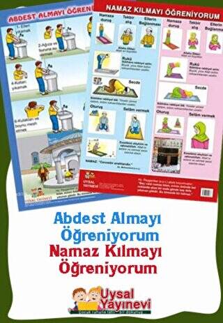 Namaz Kılmayı Öğreniyorum - Abdest Almayı Öğreniyorum Posteri - 1