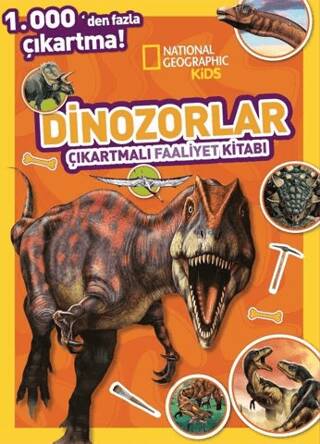 National Geographic Kids Dinozorlar Çıkartmalı Faaliyet Kitabı - 1