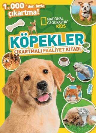 National Geographic Kids Köpekler Çıkartmalı Faaliyet Kitabı - 1