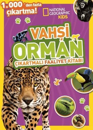 National Geographic Kids Vahşi Orman Çıkartmalı Faaliyet Kitabı - 1