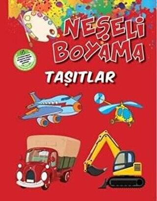 Neşeli Boyama - Taşıtlar Suluboya Hediyeli - 1