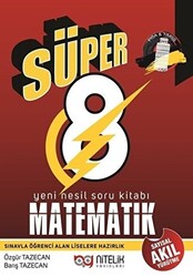 Nitelik 8. Sınıf Yeni Nesil Süper Matematik Soru Kitabı - 1