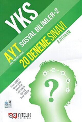 Nitelik YKS AYT Sosyal Bilimler-2 20 Deneme Sınavı - 1