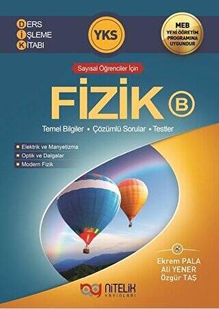 Nitelik YKS TYT AYT Fizik B Ders İşleme Kitabı - 1